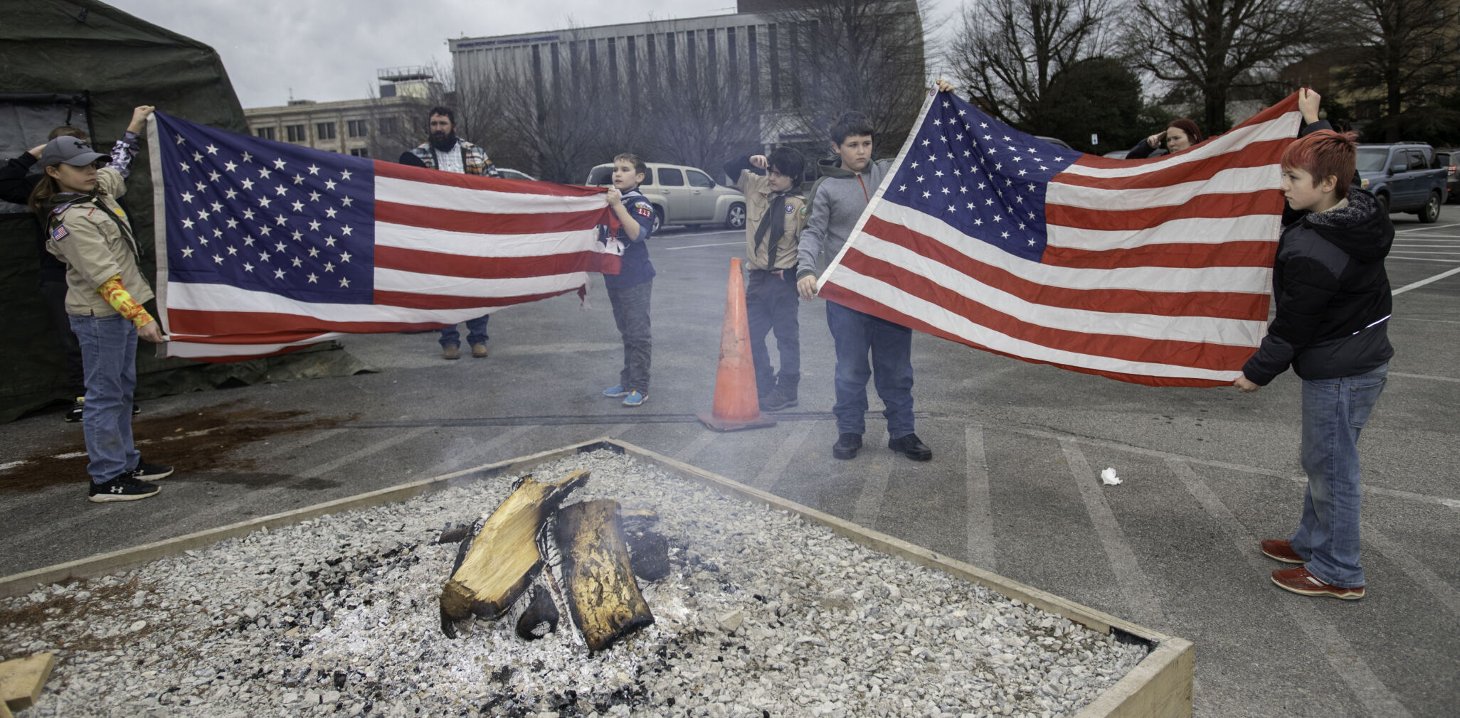 Scouts Flag Retirement 08